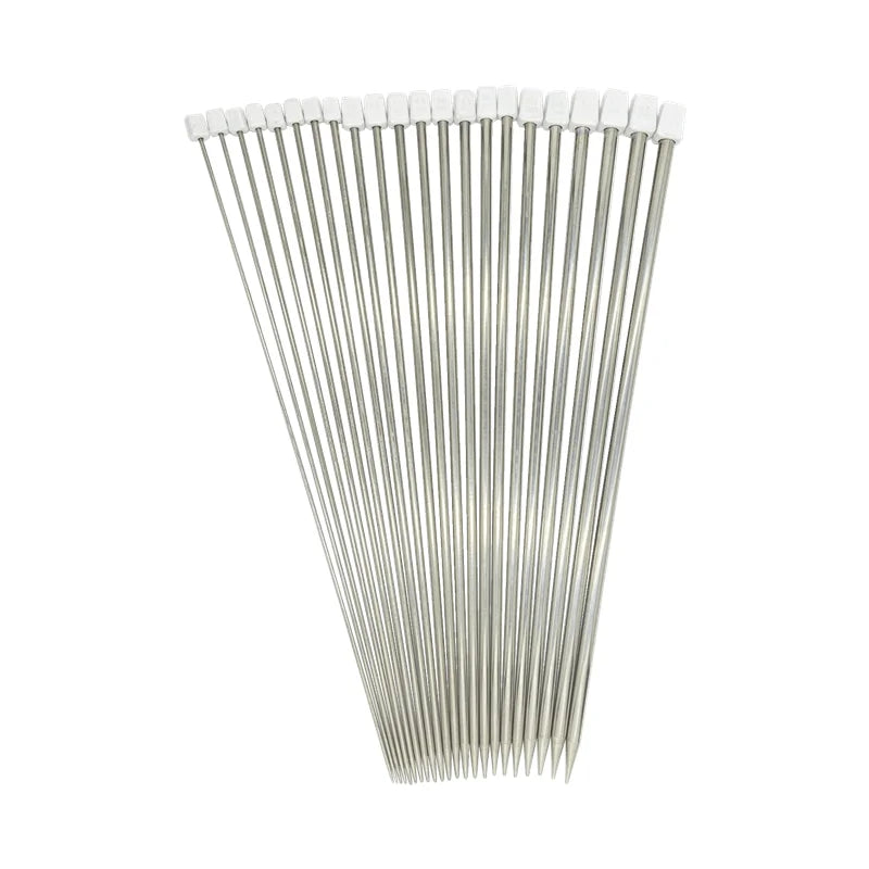 Stainless Steel Straight Knitting Needles & Crochet Hooks (2-8mm)