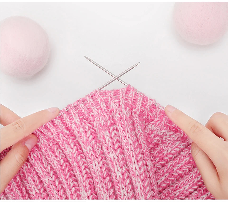 Stainless Steel Straight Knitting Needles & Crochet Hooks (2-8mm)