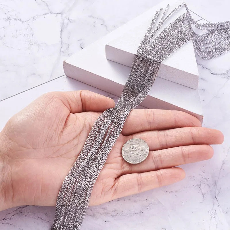 10m Stainless Steel Cross Cable Chain (2x1.5mm)