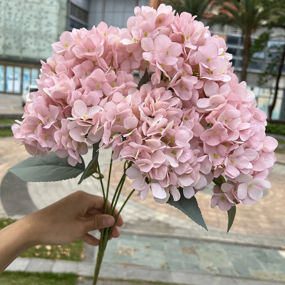 Large Artificial Hydrangea – Real Touch Floral Decoration