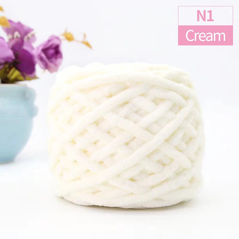 QJH Chunky Thick Polyester Jumbo Yarn Ball 100g
