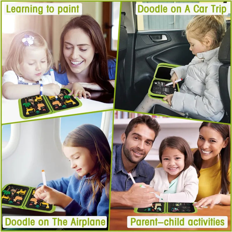Erasable Doodle Book – Reusable Drawing Toy for Kids