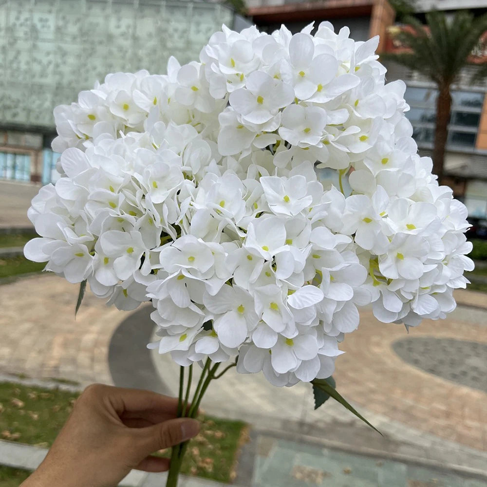 Large Artificial Hydrangea – Real Touch Floral Decoration