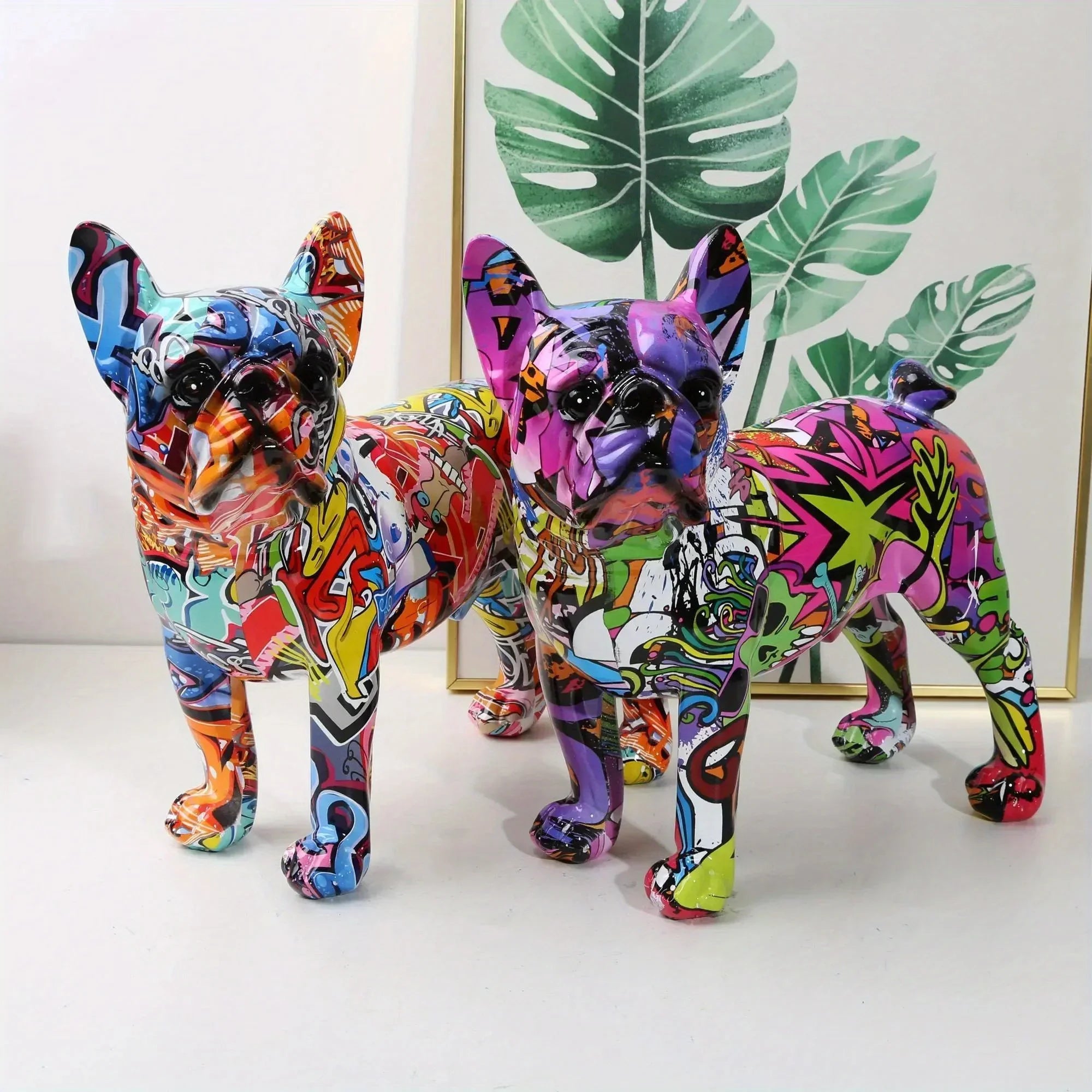 Nordic French Bulldog Resin Art Decoration