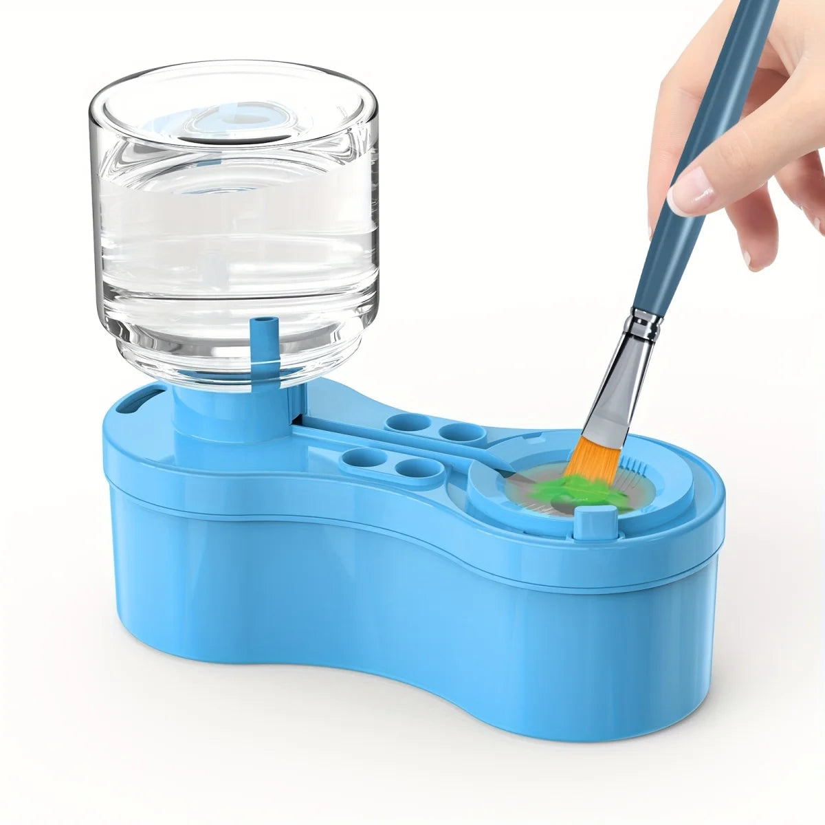 Automatic Paint Brush Cleaner with Drain Button