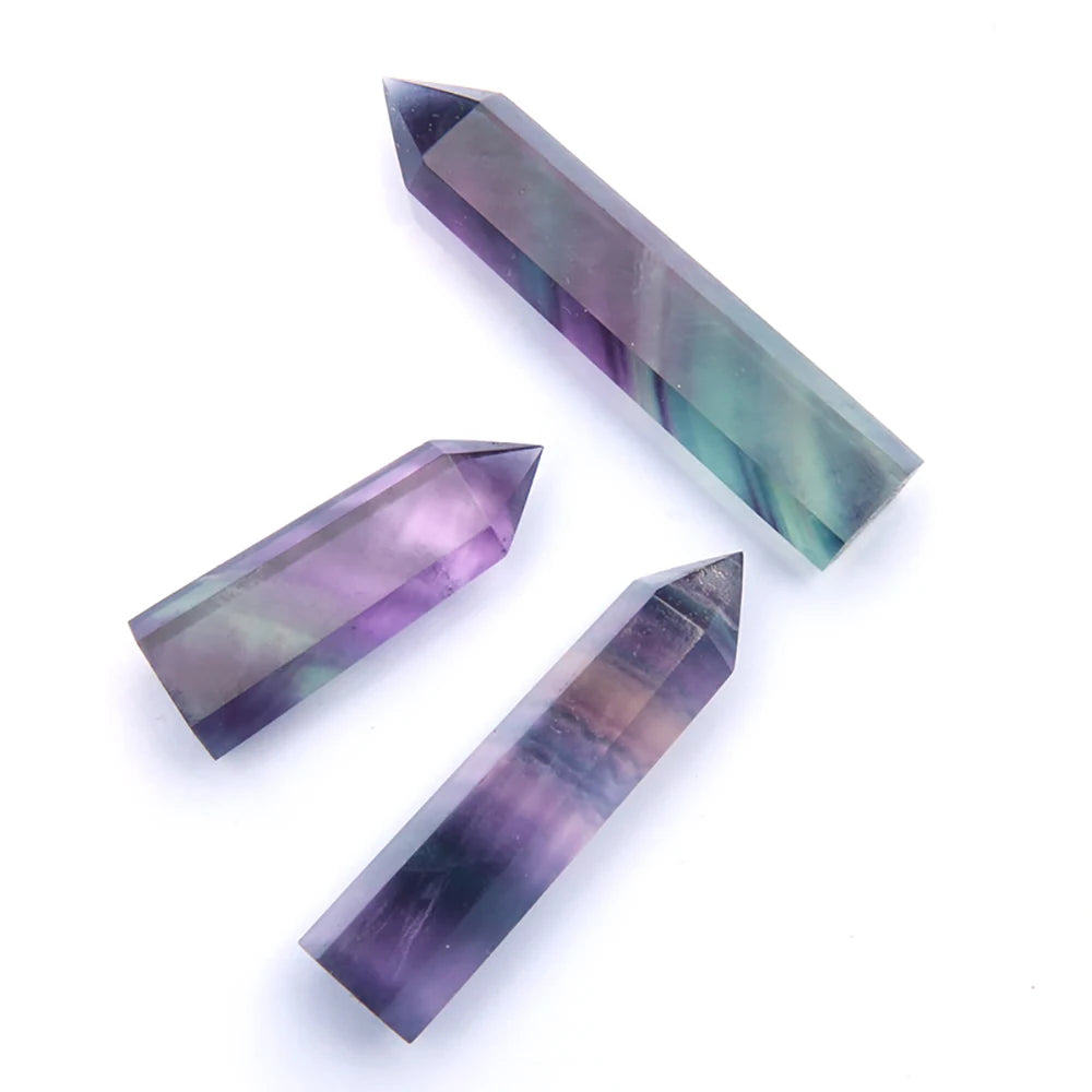 Natural Crystal Point Wand – Rose Quartz & Amethyst