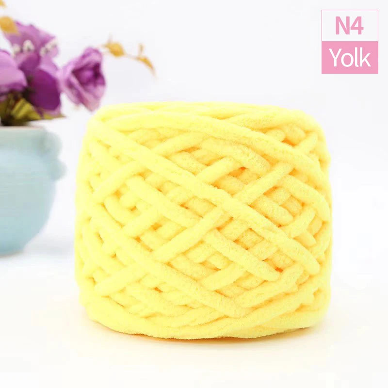 QJH Chunky Thick Polyester Jumbo Yarn Ball 100g