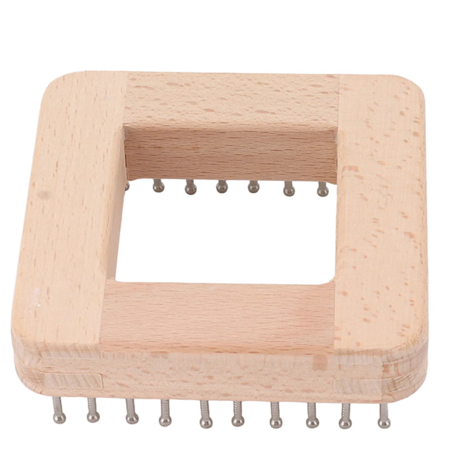 Wooden Knitting Tool with Hooks
