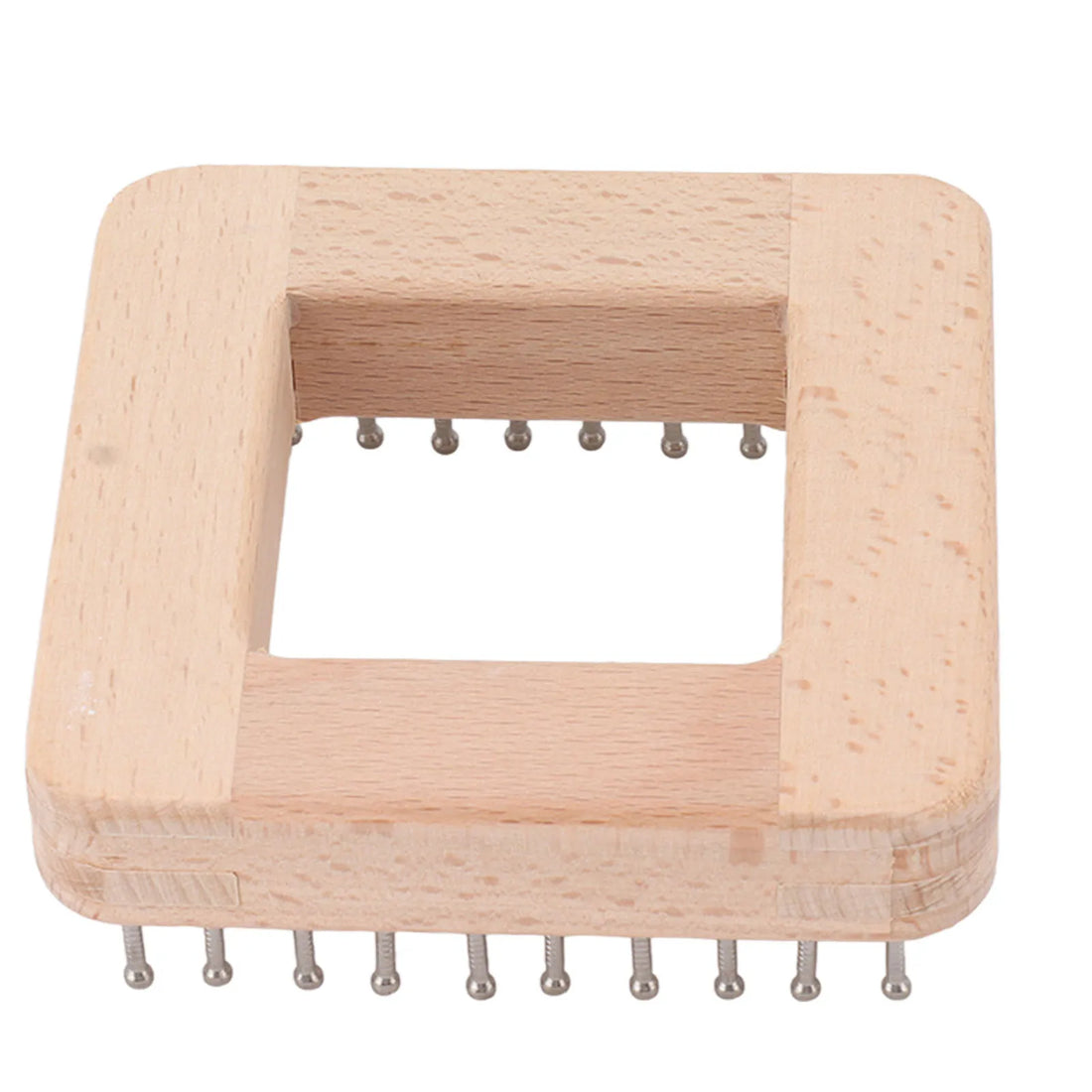 Wooden Knitting Tool with Hooks