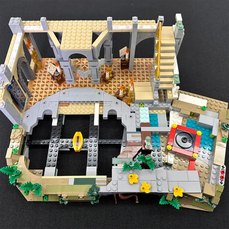 6167PCS Valley Castle Building Block Set