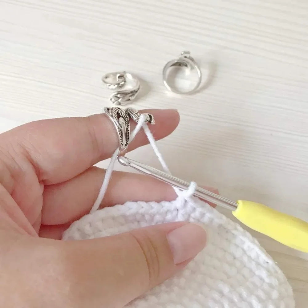 Adjustable Cat Ring Crochet Tension Guide