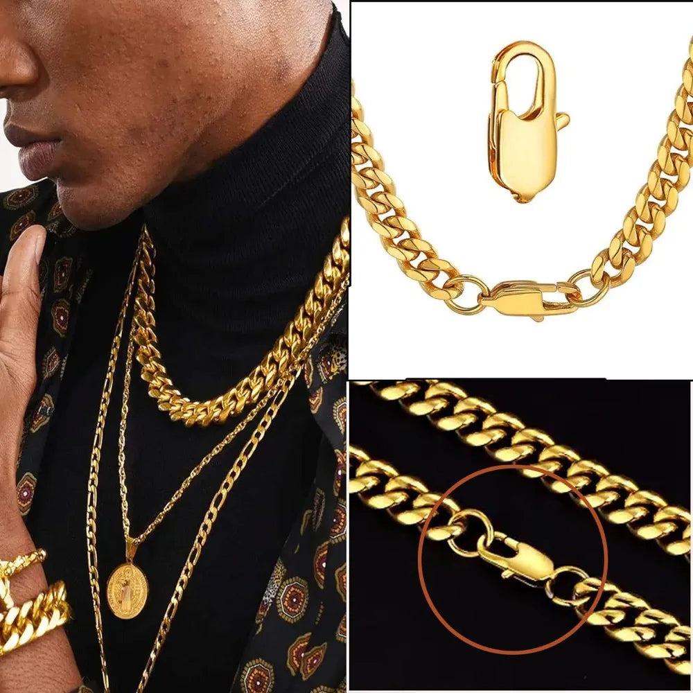 18K Gold Lobster Claw Clasp with Jump Rings