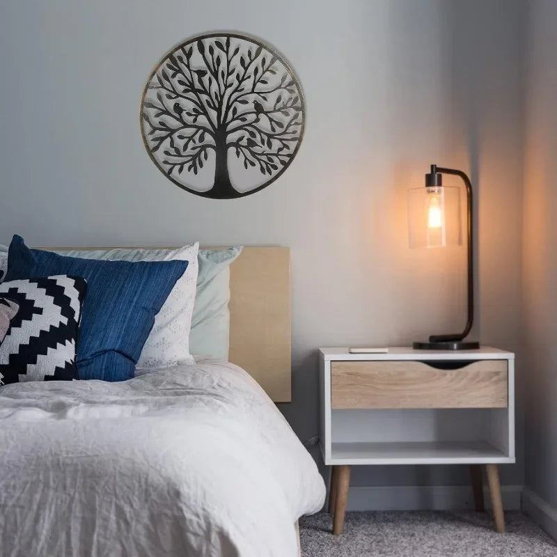 20-Inch Metal Tree of Life Wall Art