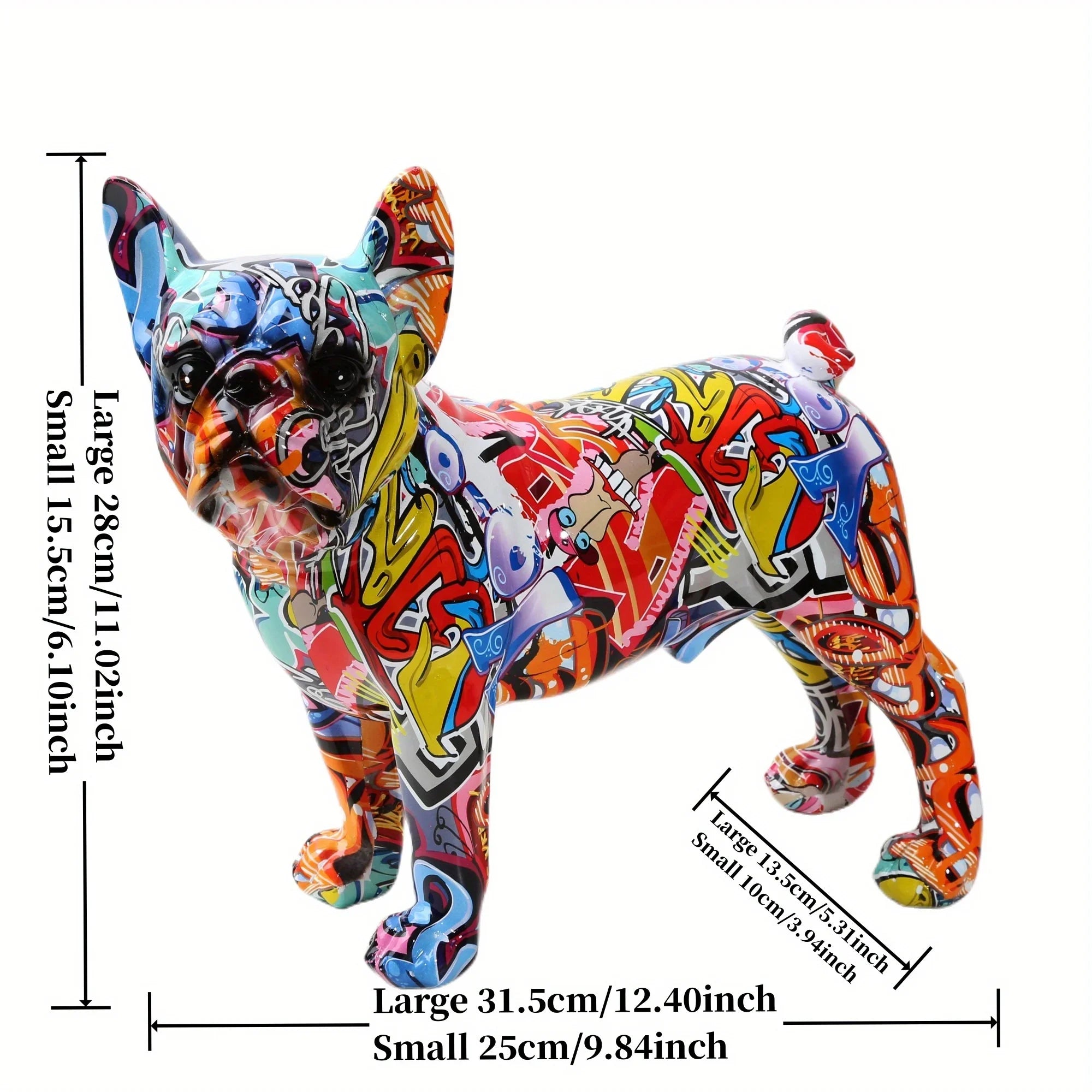 Nordic French Bulldog Resin Art Decoration