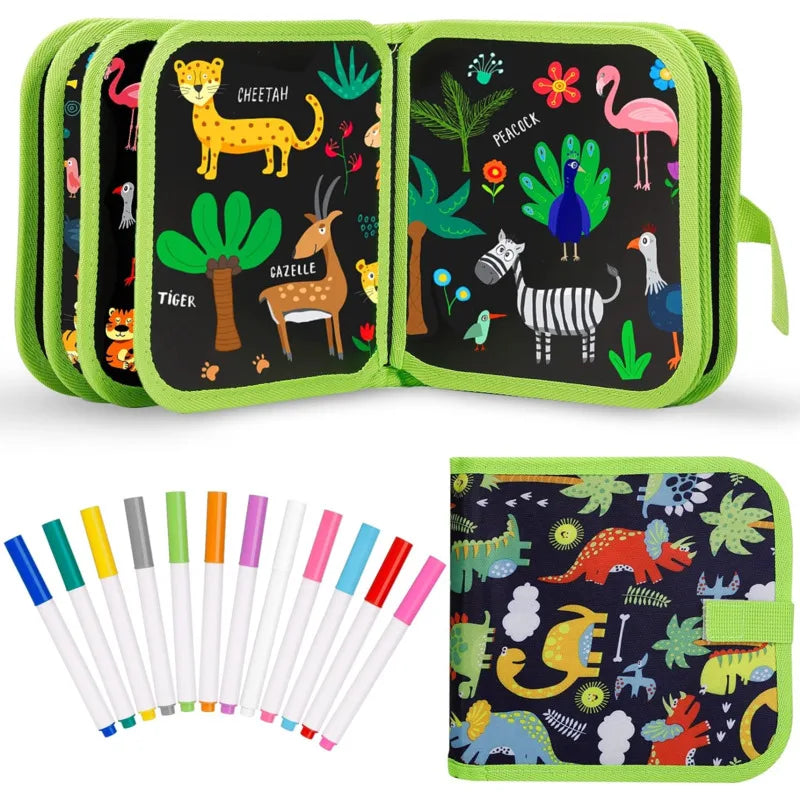 Erasable Doodle Book – Reusable Drawing Toy for Kids