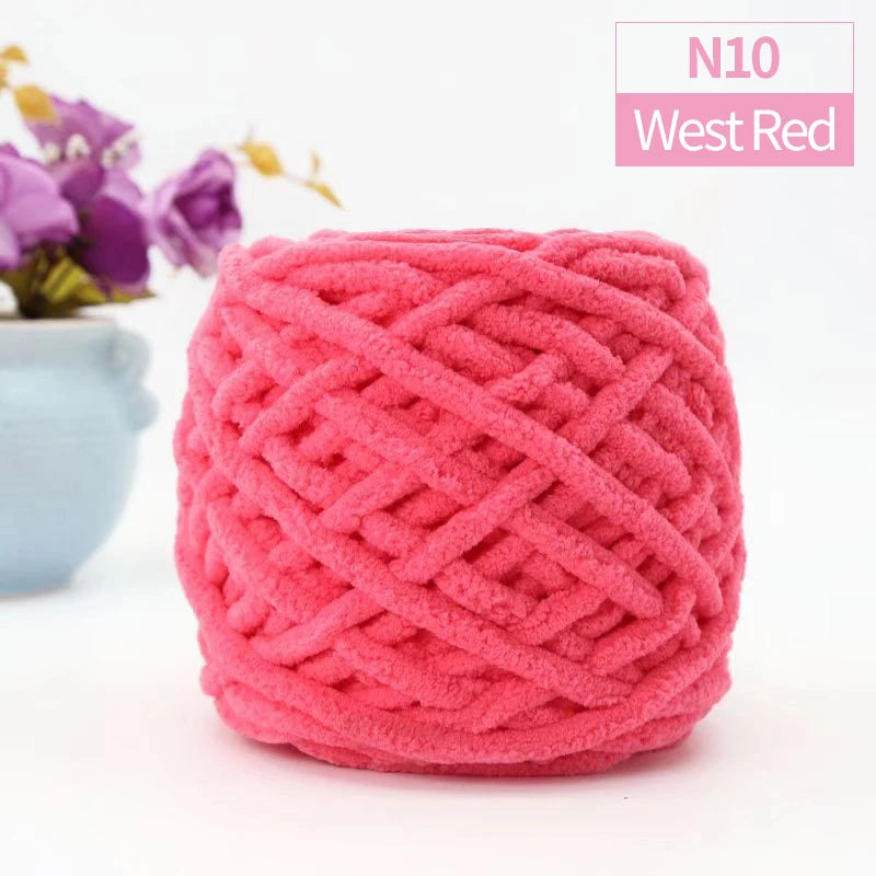 QJH Chunky Thick Polyester Jumbo Yarn Ball 100g