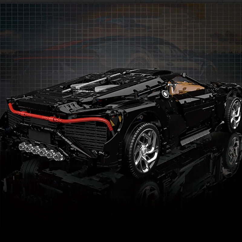 13163 Black Super Sport Racing Car Building Blocks – 4688PCS