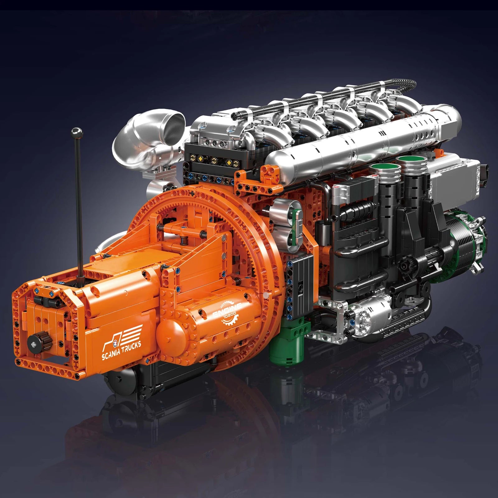 Mould King 10200 Motorized Scania Truck Building Set