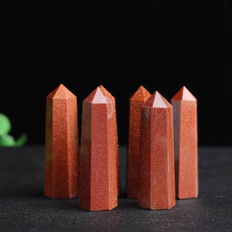 Natural Crystal Point Wand – Rose Quartz & Amethyst