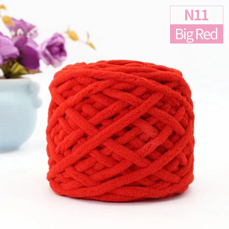 QJH Chunky Thick Polyester Jumbo Yarn Ball 100g