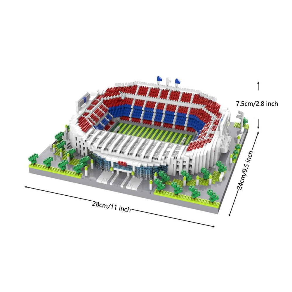 Barcelona Stadium Micro Blocks Building Set