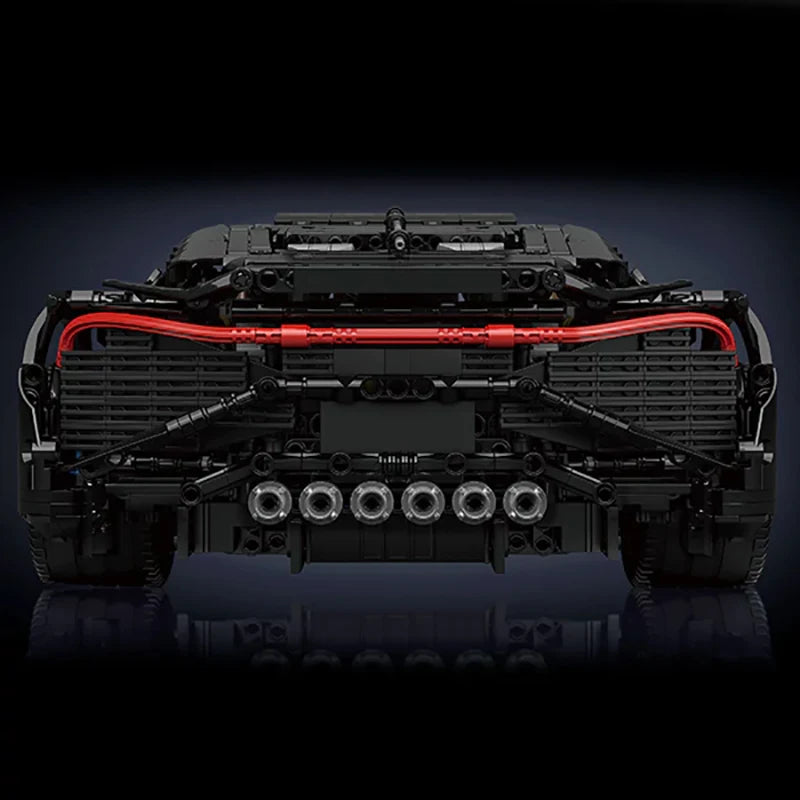 13163 Black Super Sport Racing Car Building Blocks – 4688PCS