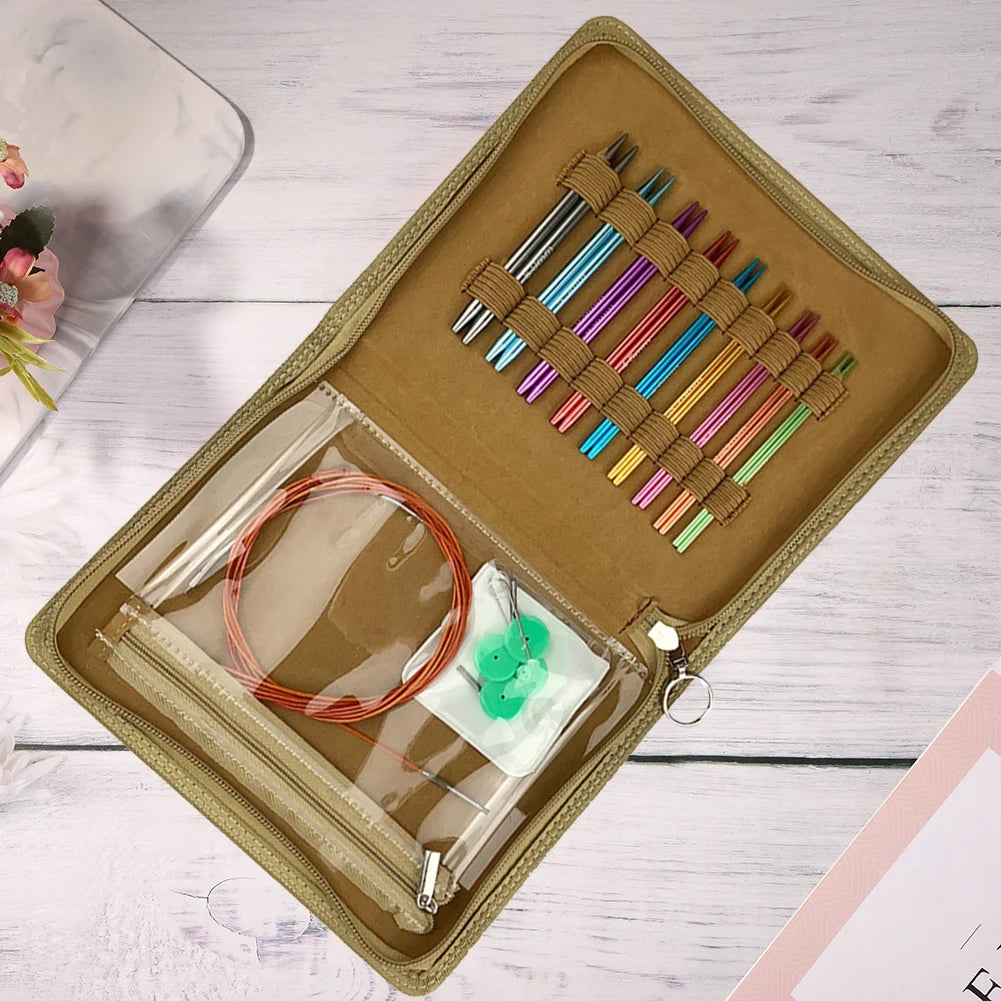 Circular Knitting Needles Kit with Disassembly Ring