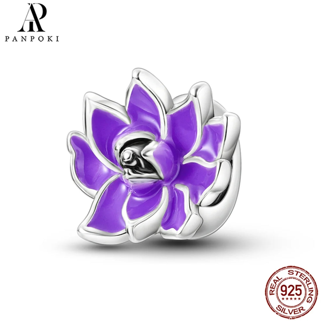 PANPOKI S925 Sterling Silver Silicone Spacer Beads