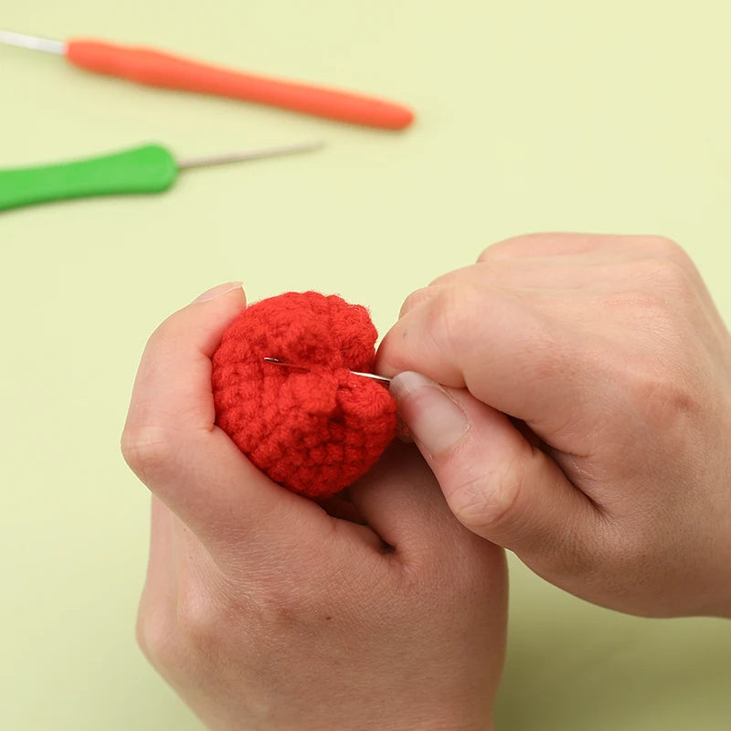KRABALL Crochet Potted Flower Kit – 6pcs Beginner Set with Tools & Tutorial