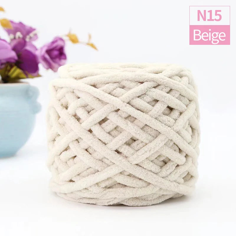 QJH Chunky Thick Polyester Jumbo Yarn Ball 100g