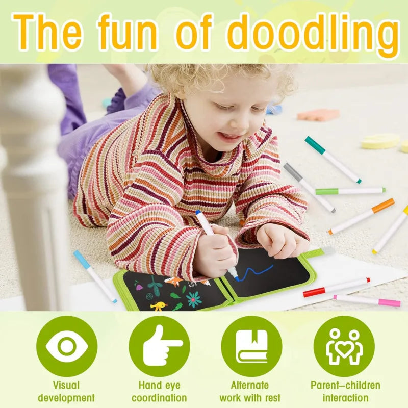 Erasable Doodle Book – Reusable Drawing Toy for Kids