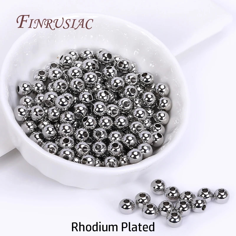 18K Gold Plated Spacer Beads Set (2mm-6mm)