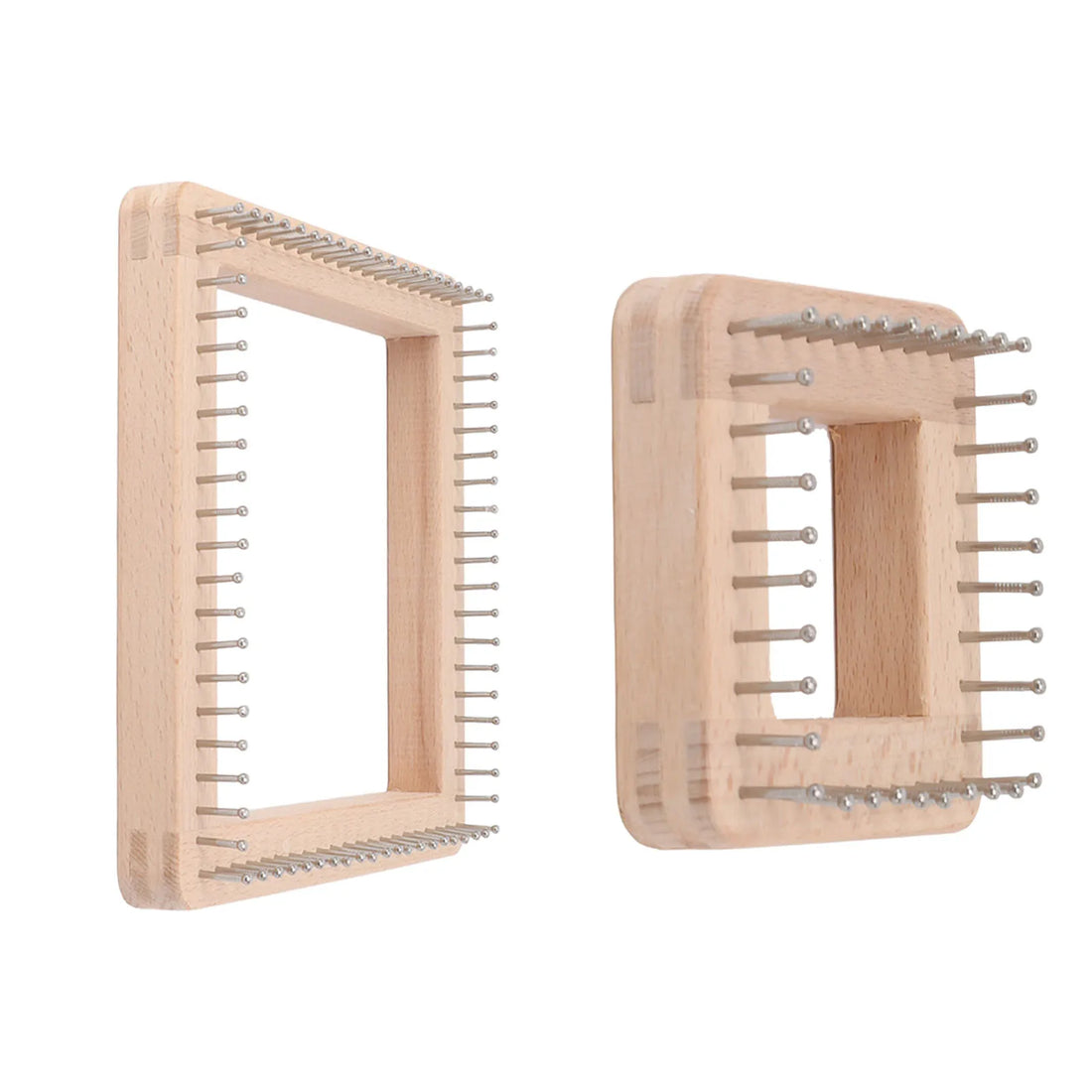 Wooden Knitting Tool with Hooks
