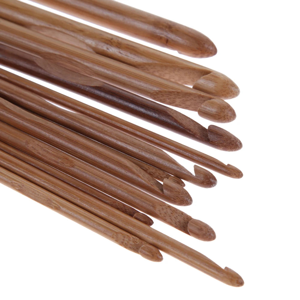 20pcs Lightweight Bamboo Crochet Needle Set