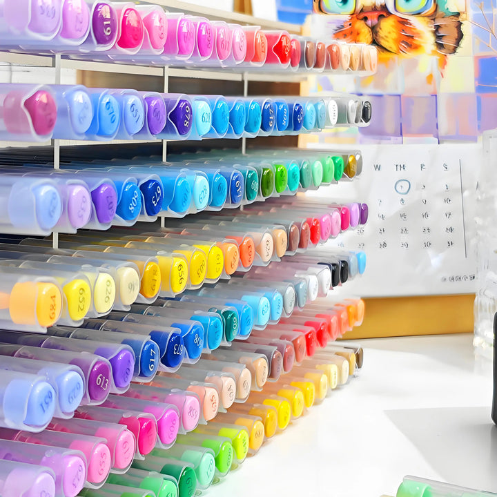 Acrylic Marker Pen Set – 12 Colors Soft Brush