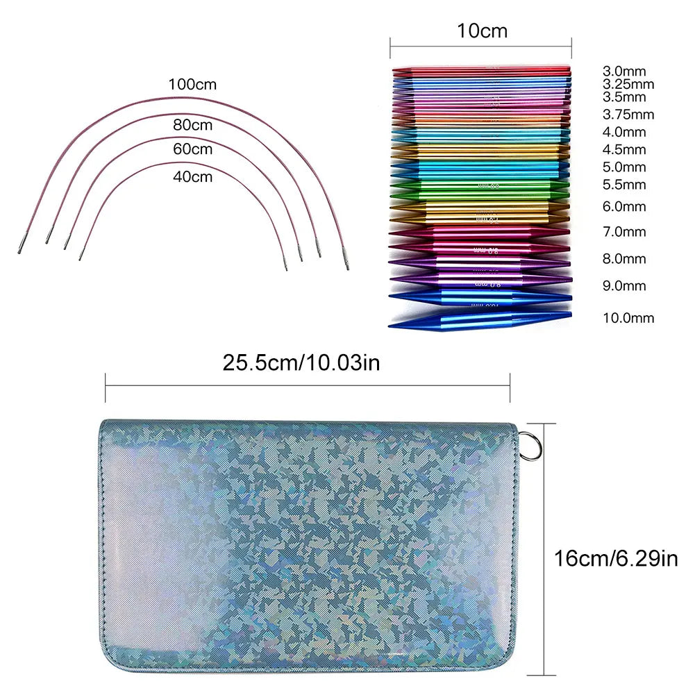 Interchangeable Sweater Knitting Needle Set