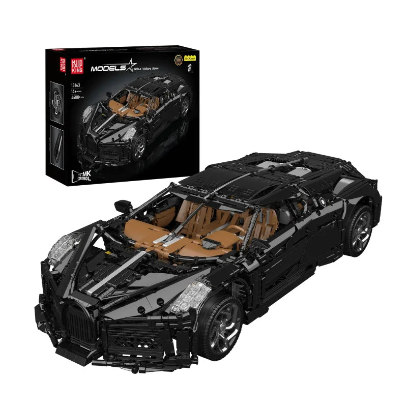 13163 Black Super Sport Racing Car Building Blocks – 4688PCS
