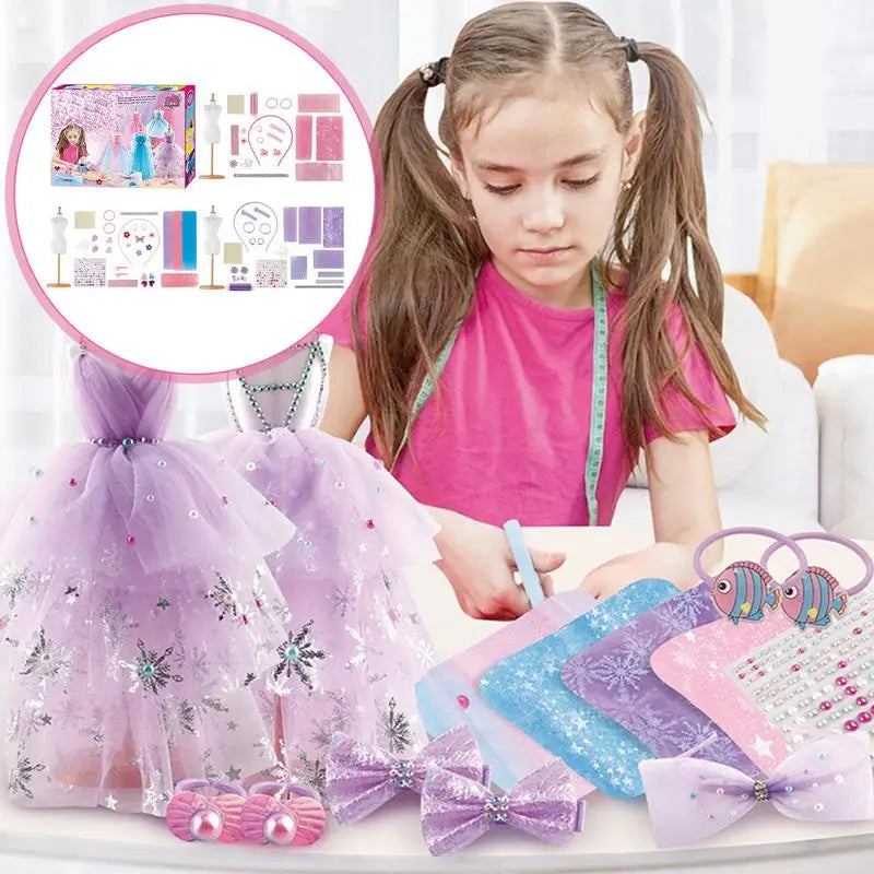 Girls Dress Making Craft Kit