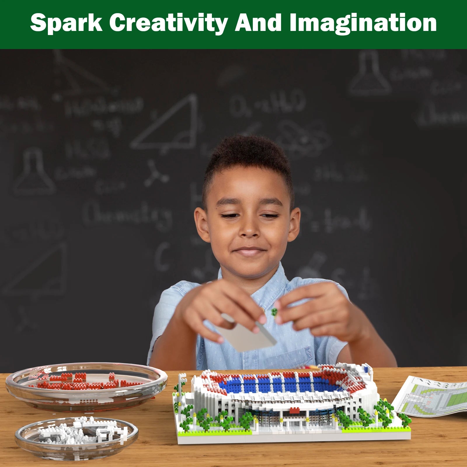 Barcelona Stadium Micro Blocks Building Set