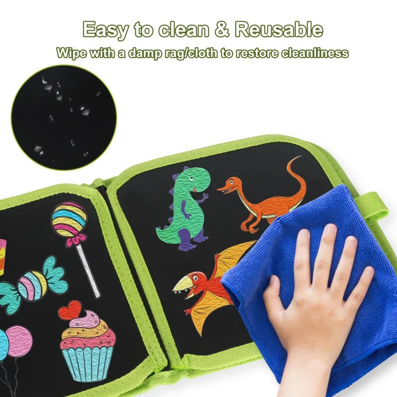 Erasable Doodle Book – Reusable Drawing Toy for Kids