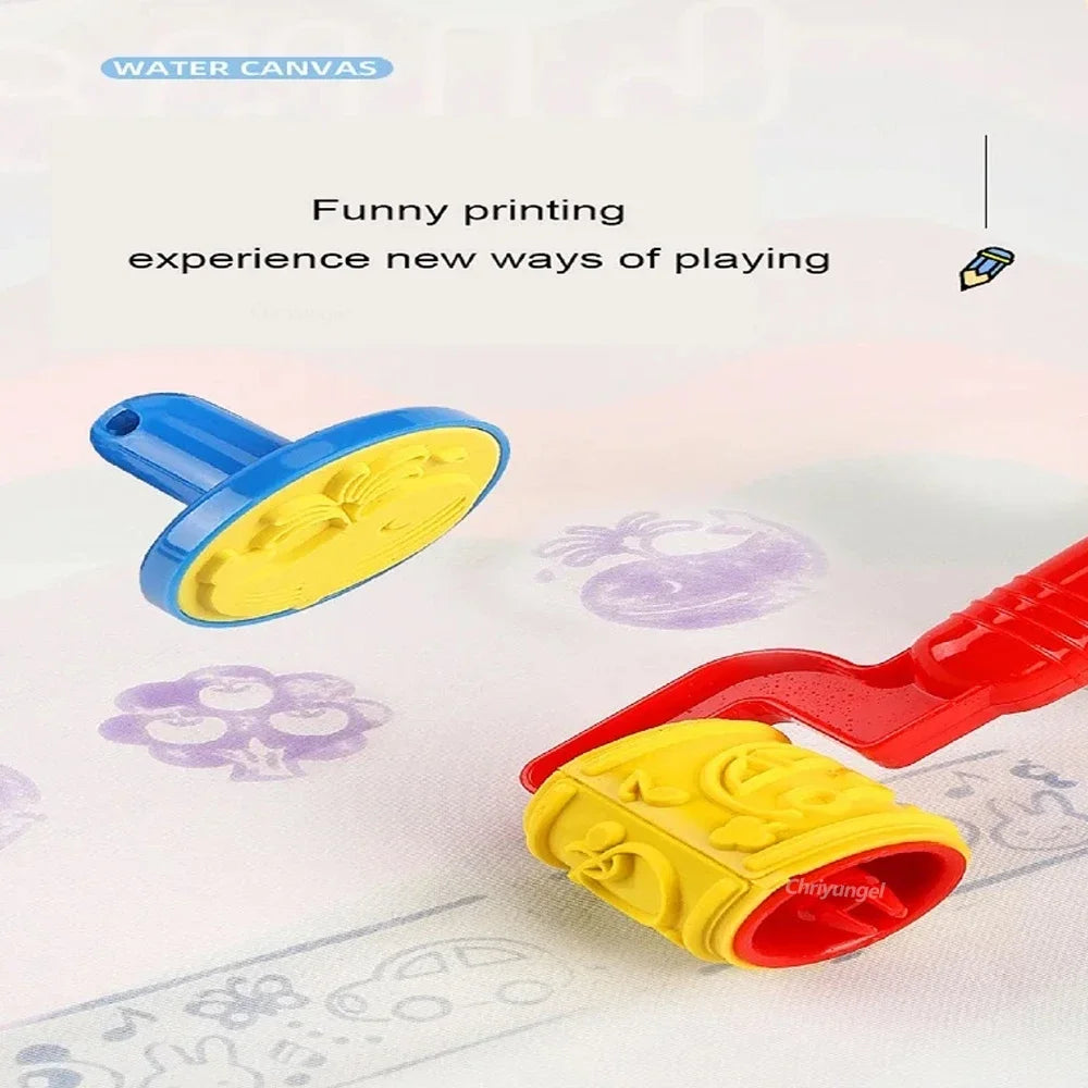 Reusable Magic Water Drawing Mat – 100x80cm Montessori Doodle Board