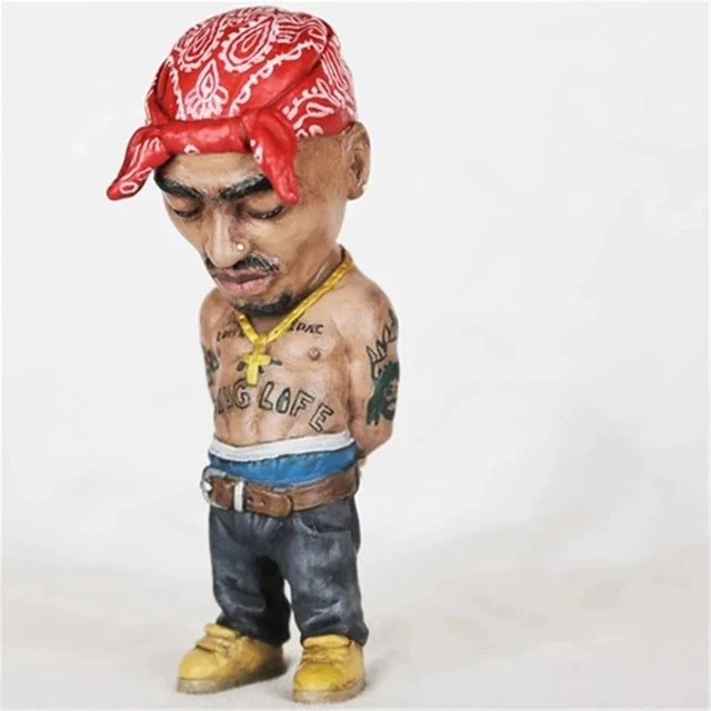 Tupac Rapper Figurine Desktop Statue