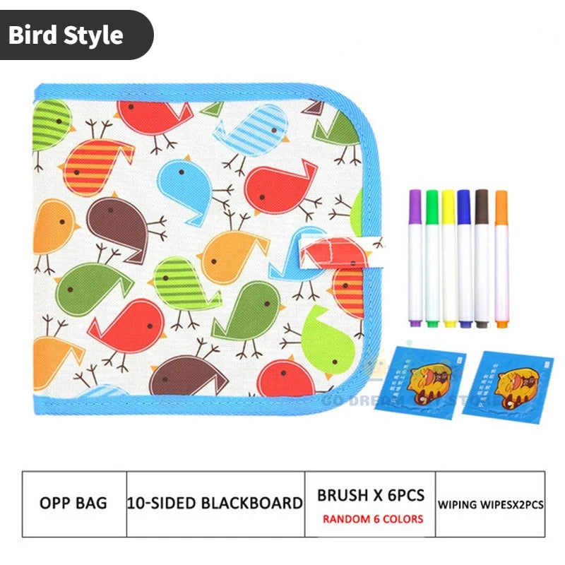 Erasable Doodle Book – Reusable Drawing Toy for Kids