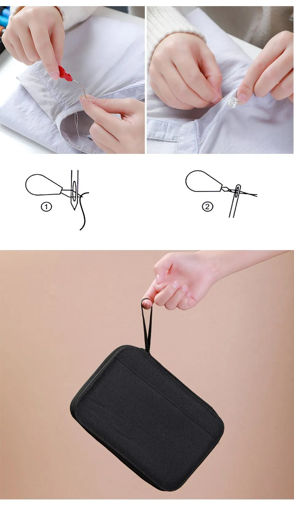 Complete Sewing Kit – Portable DIY Set for Home & Travel
