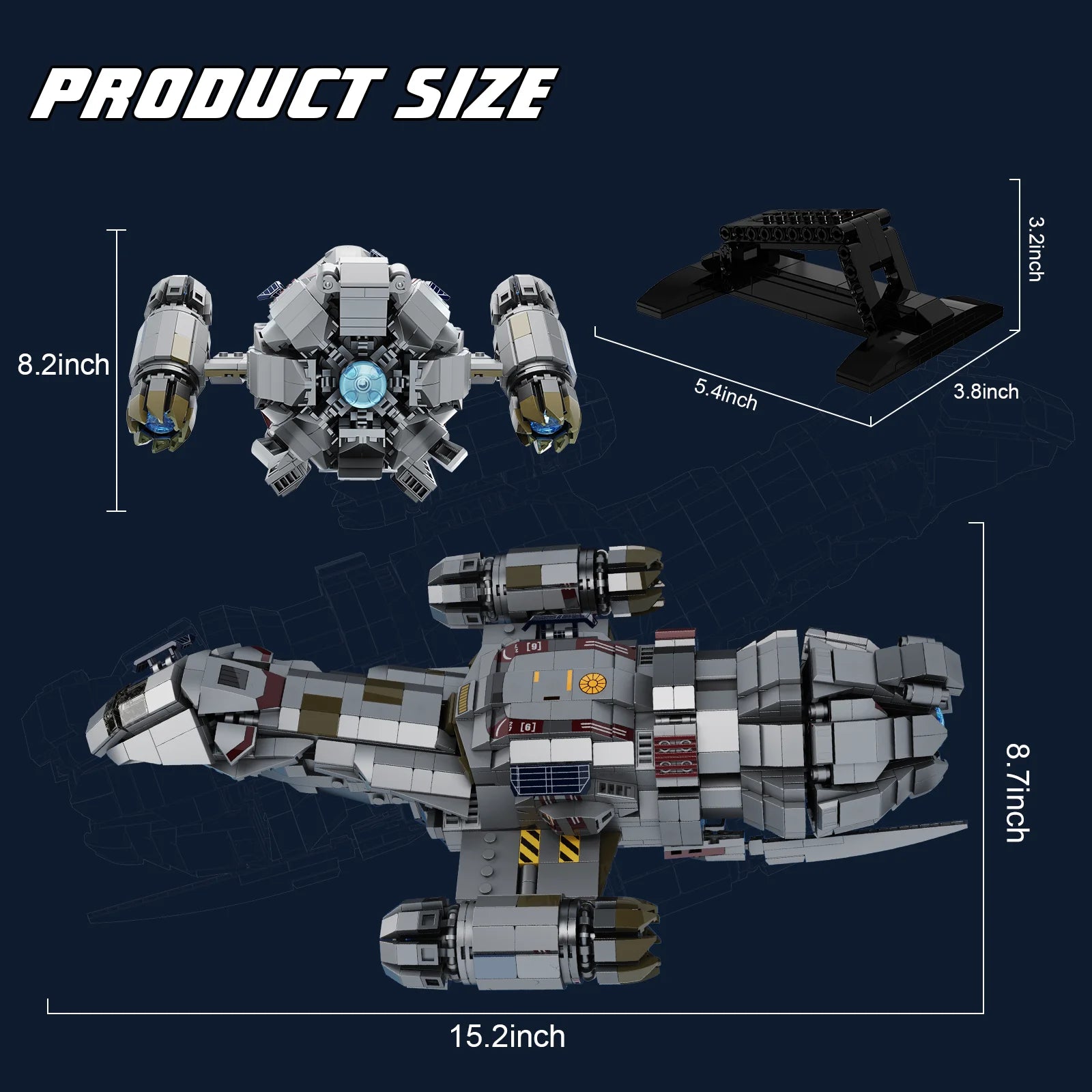 High-Tech Firefly Spaceship Building Set