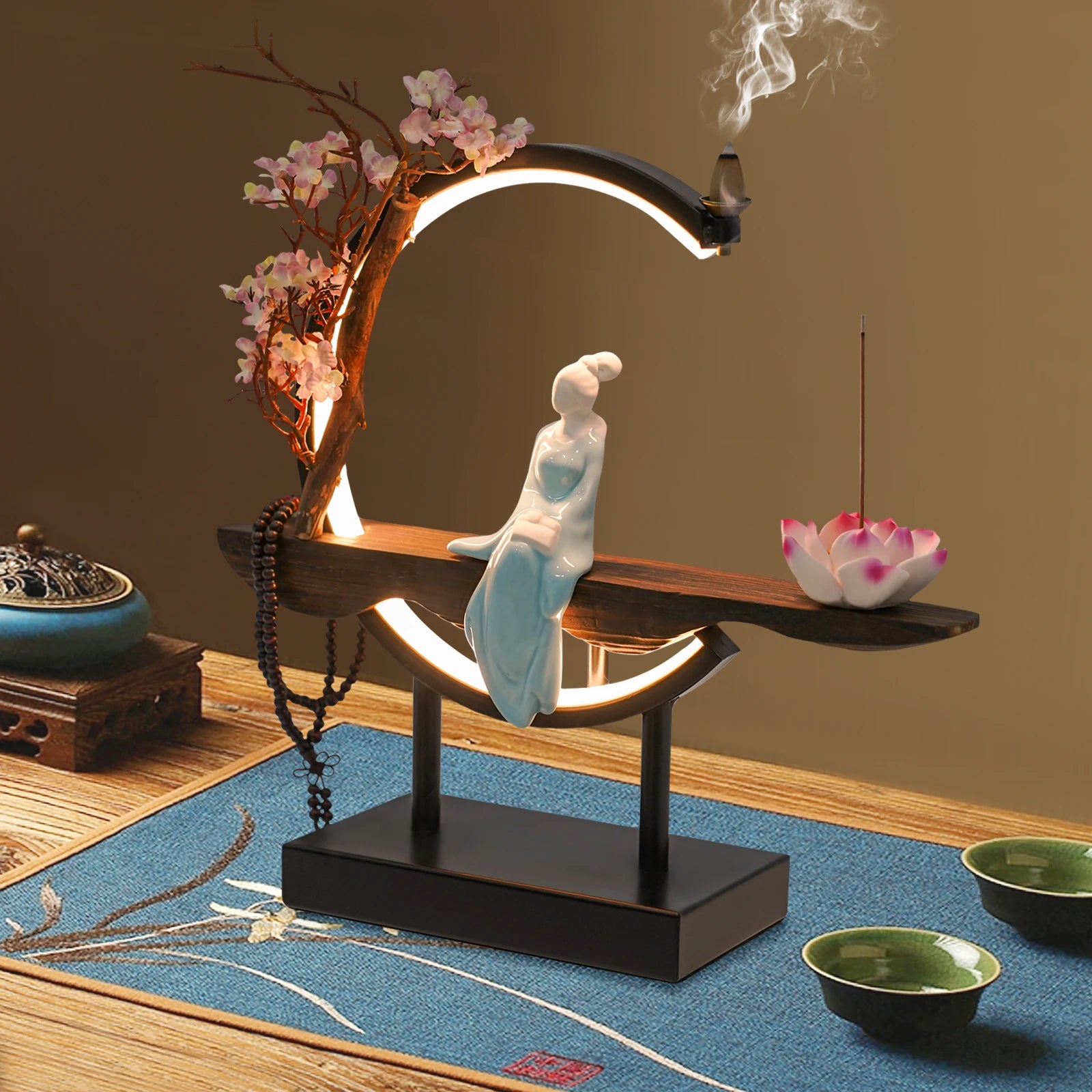 Bymaocar Zen Meditation Incense Burner Set