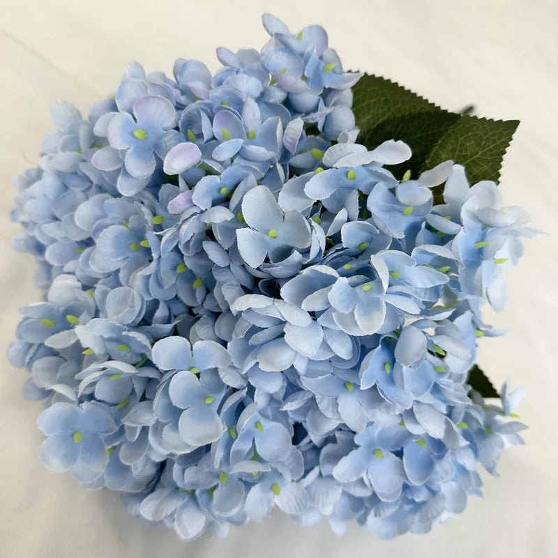 5-Head Large Artificial Hydrangea – Silk Flowers for Wedding & Home Decor