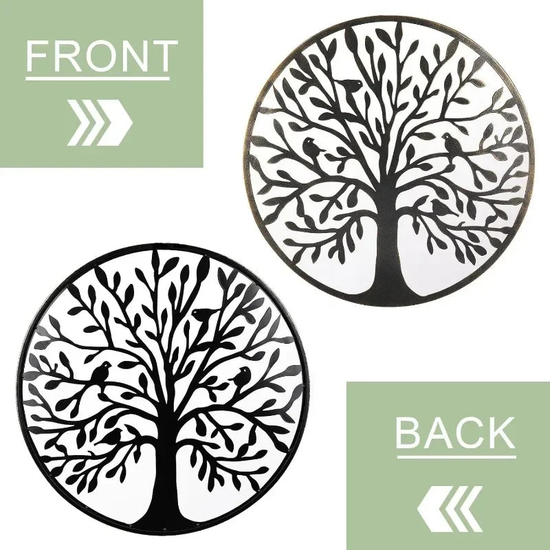 20-Inch Metal Tree of Life Wall Art