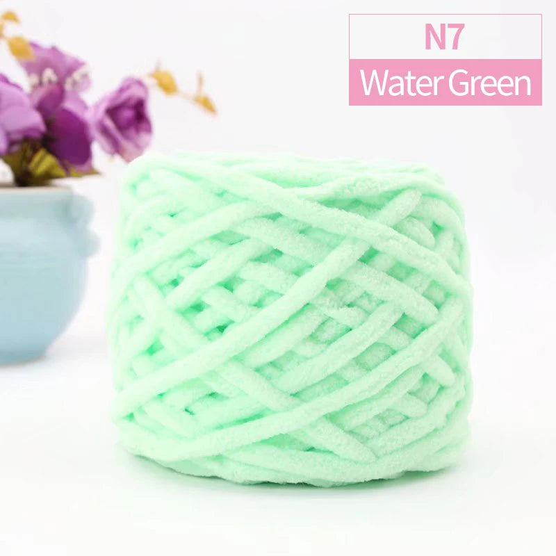 QJH Chunky Thick Polyester Jumbo Yarn Ball 100g