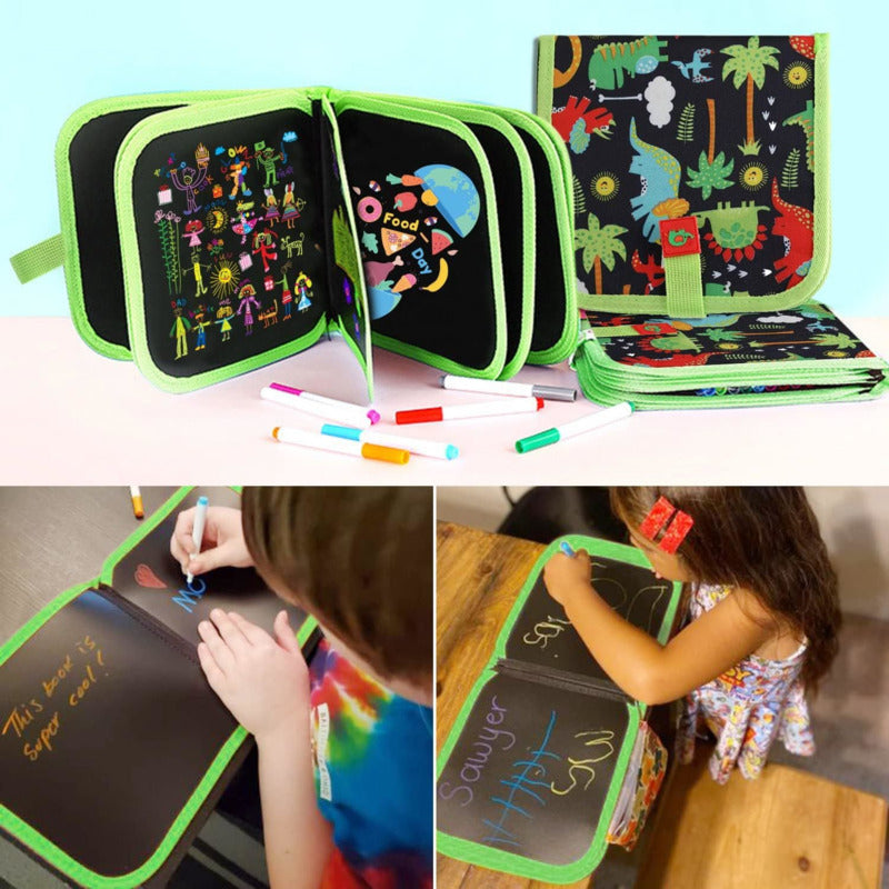 Erasable Doodle Book – Reusable Drawing Toy for Kids